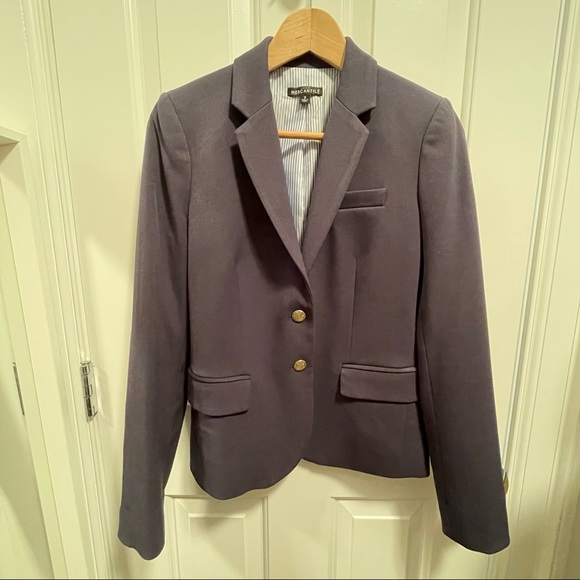 J. Crew Factory Jackets & Blazers - J Crew Schoolboy Blazer, Navy, 2